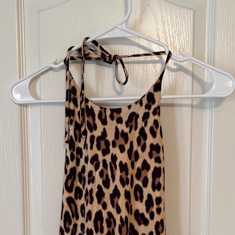 Alice + Olivia Leopard Print Thong Bodysuit Size Medium NWT - Picture 2 of 9